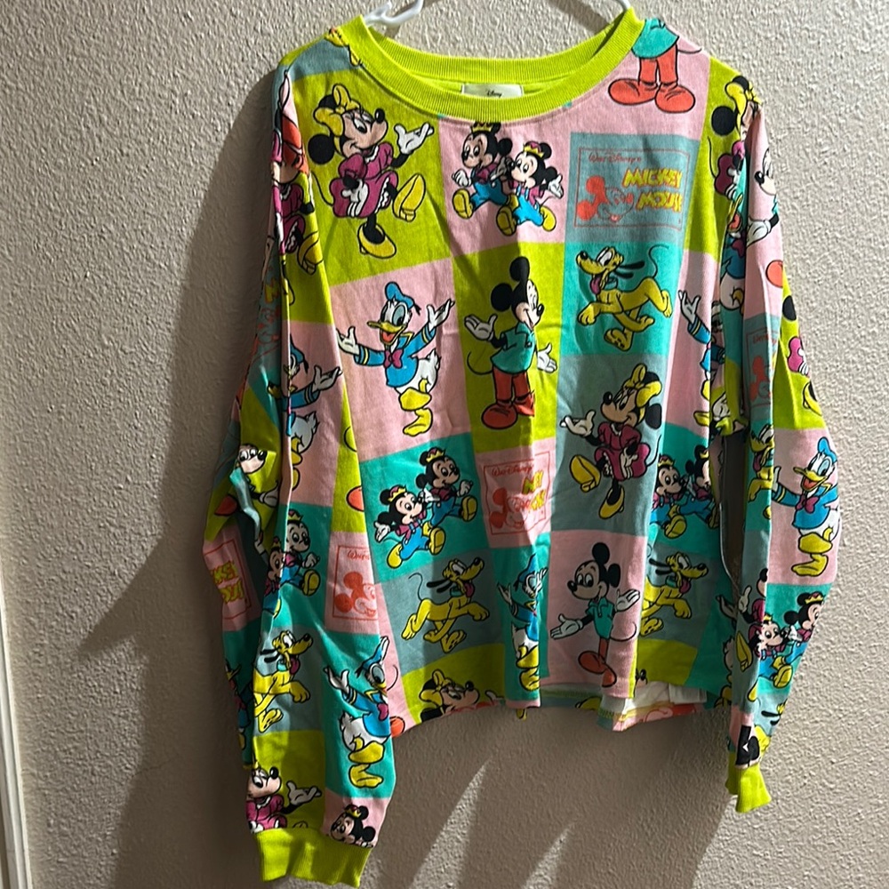 Disney Mickey Mouse Colorful Sweatshirt